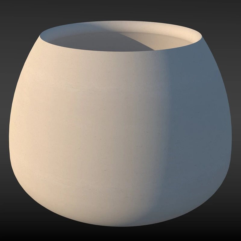 polished concrete plant pots Obtuse